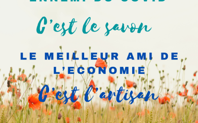 Le meilleur ennemi du Covid c’est le savon solide saponifié à froid