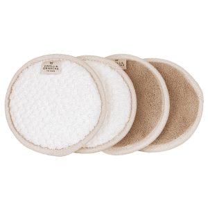 Lot 4 lingettes visage double face
